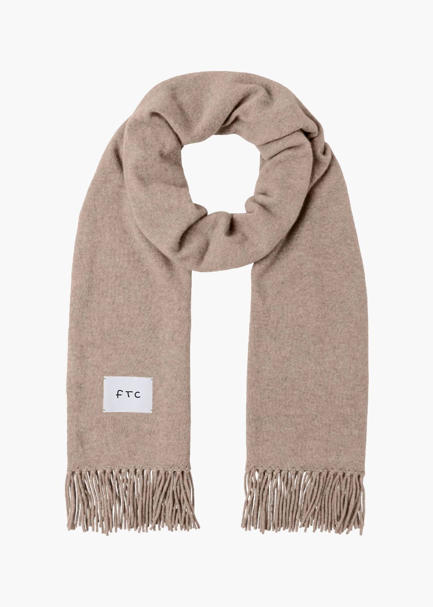FTC Fransen Schal NATURAL SAND