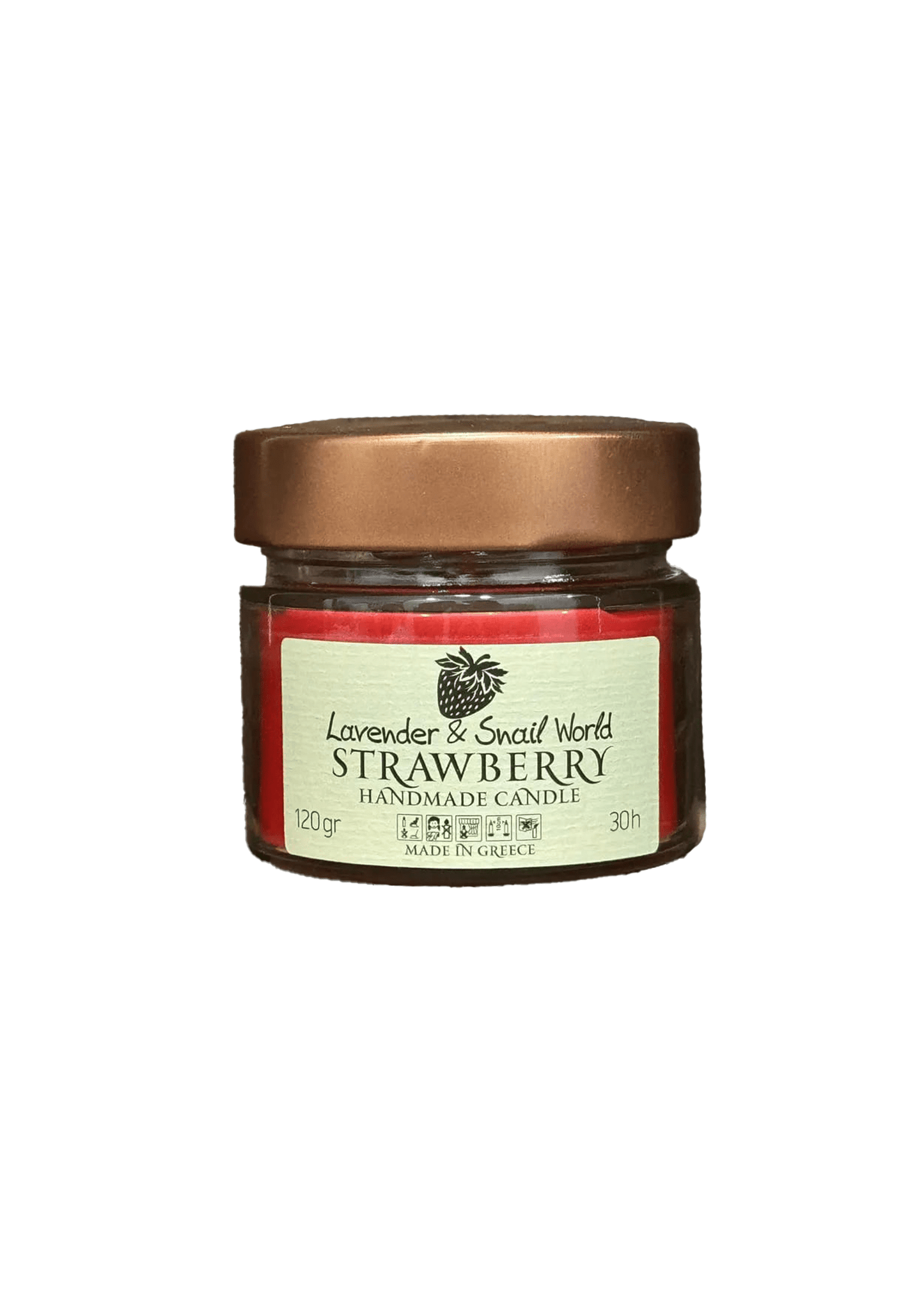 Soja-Wachs STRAWBERRY Kerze