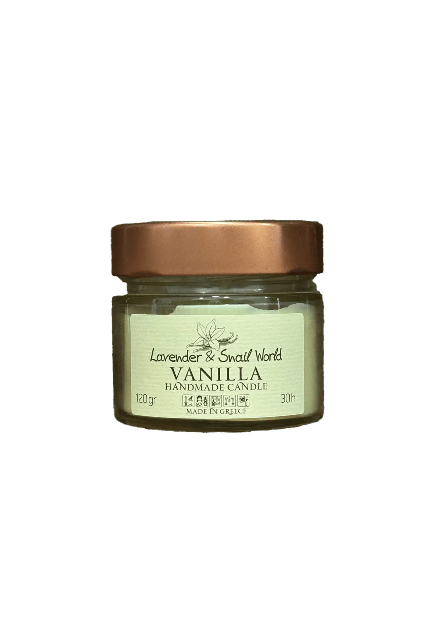 soy wax VANILLA candle