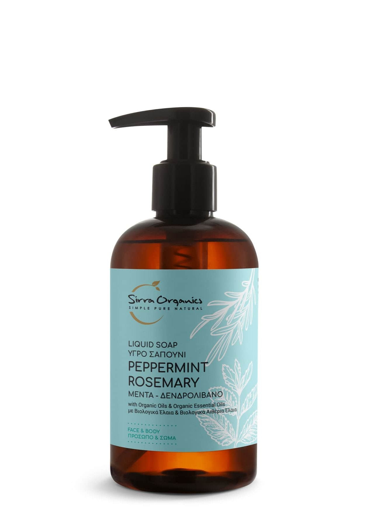 Liquid Organic Soap PEPPERMINT–ROSEMARY Liquid