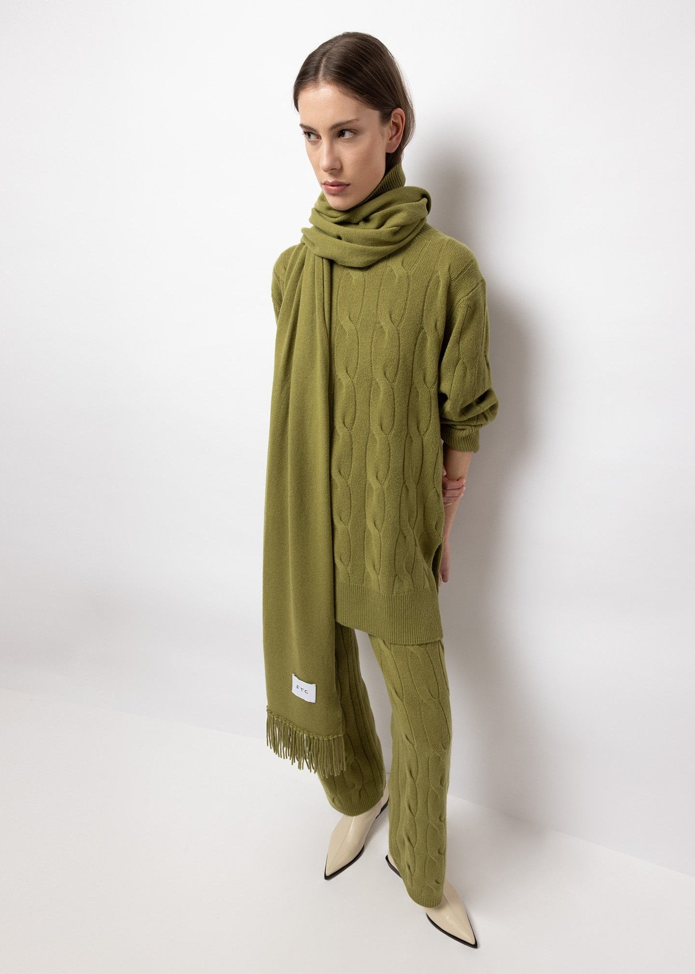 FTC Fransen Schal NATURAL SAND