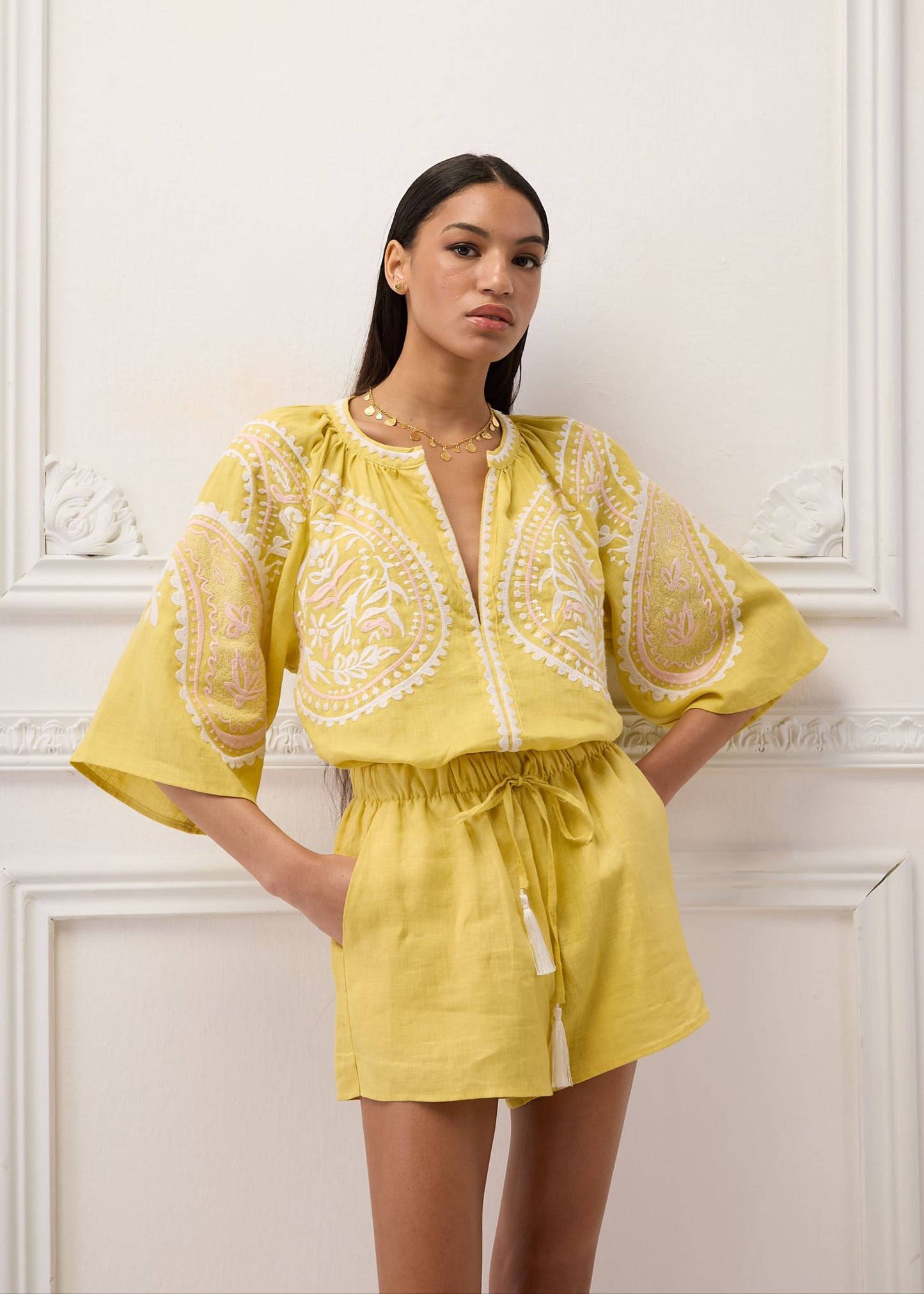 ARETI Top YELLOW