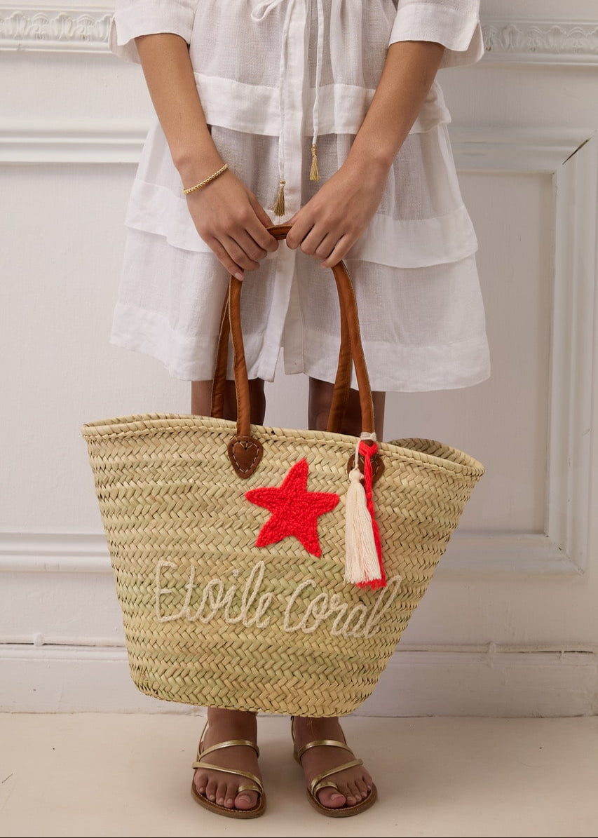 BASQUET Korbtasche BLUE