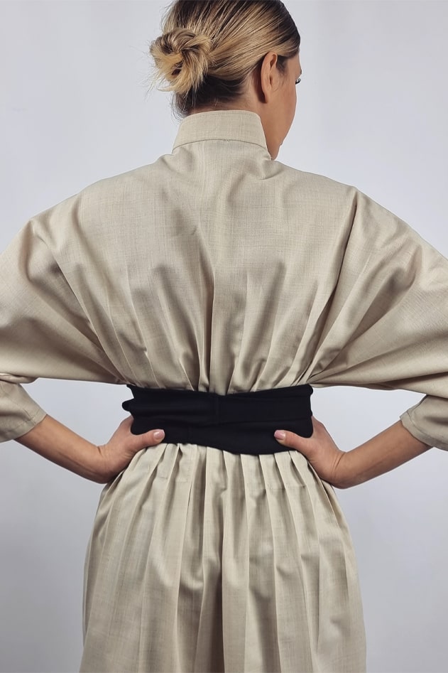 One Size WOOL Hemdblusenkleid