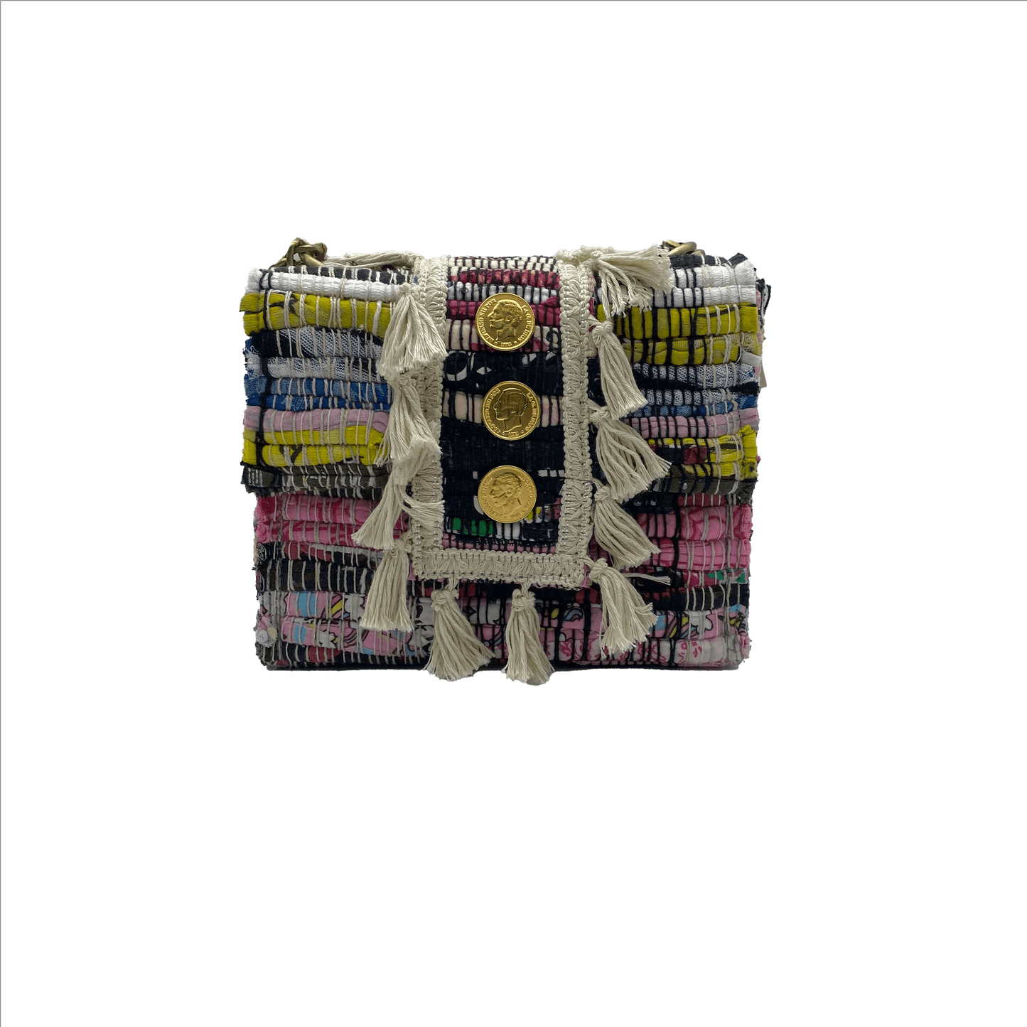 Handmade Traditional Greek Unique Cotton Kourelou Handbags