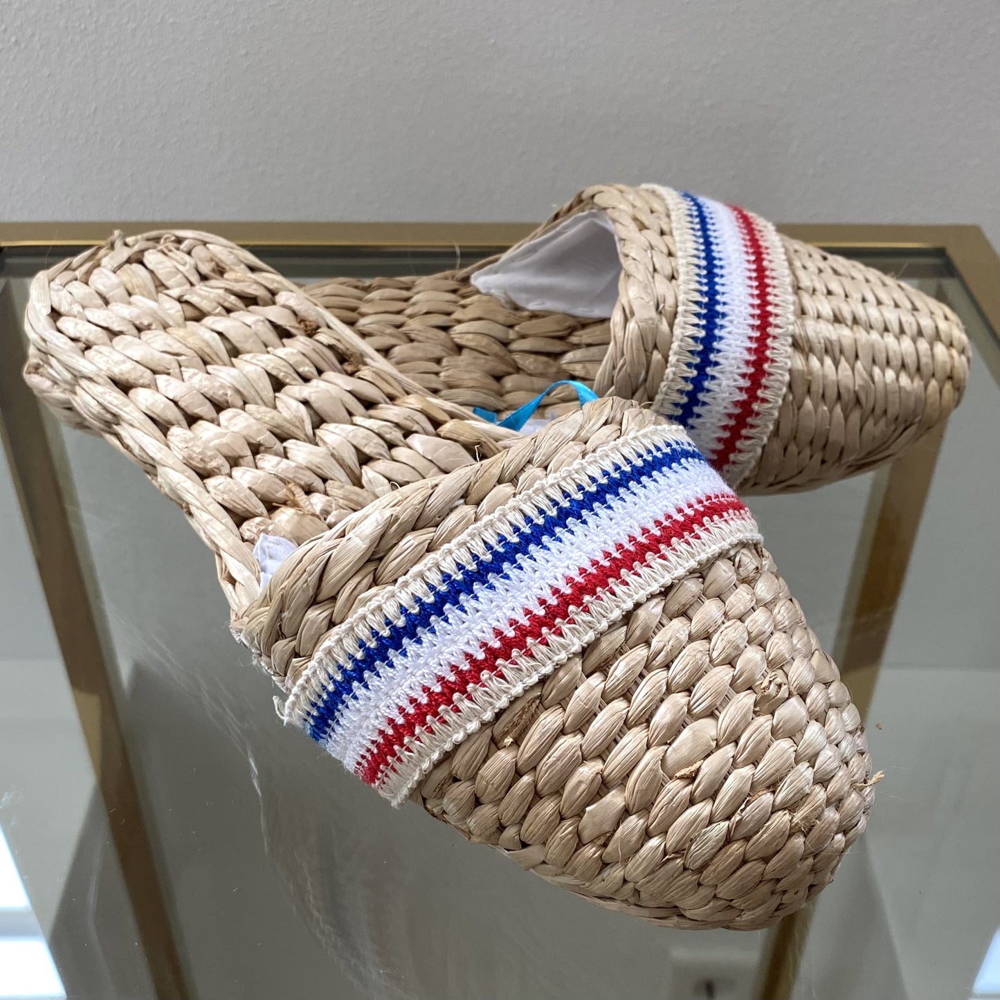 PSATHAKIA Stroh-Schuhe