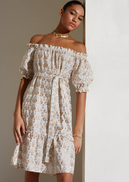 Short CANNES Off-Shoulder Dress