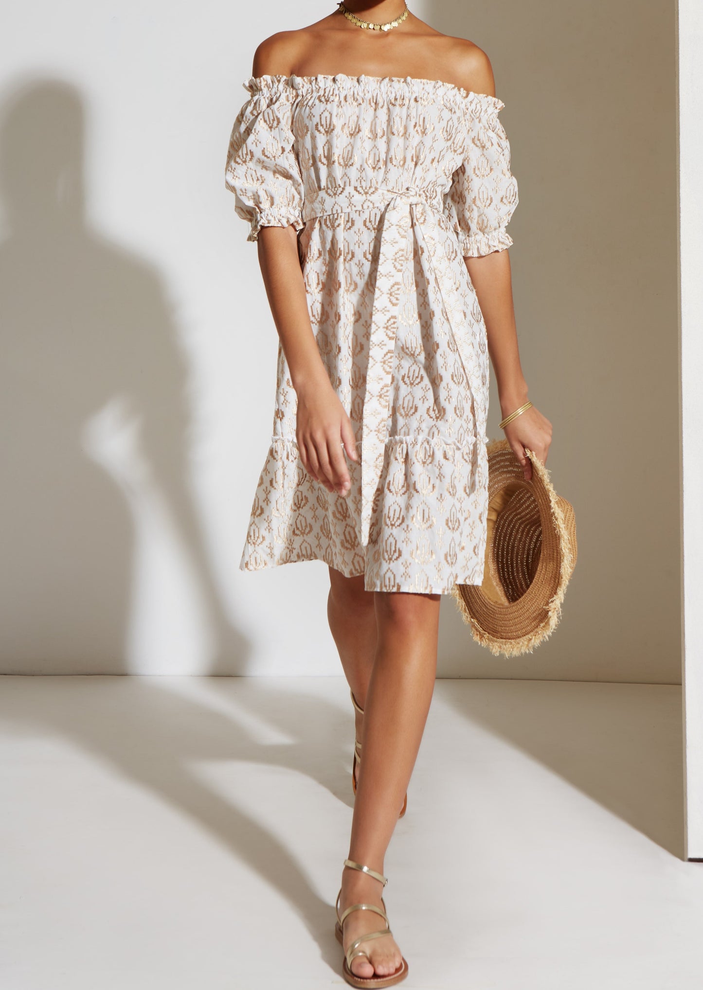 Short CANNES Off-Shoulder Dress