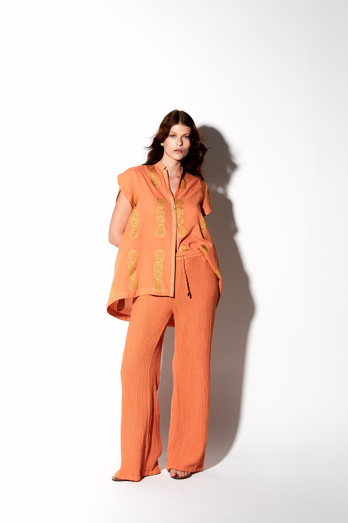 ALCYONE Pants, Damen Leinen-Baumwoll-Hose – Bequem & Stilvoll